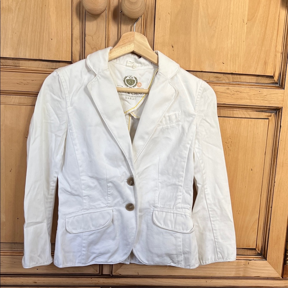 J. Crew Classic White Blazer
